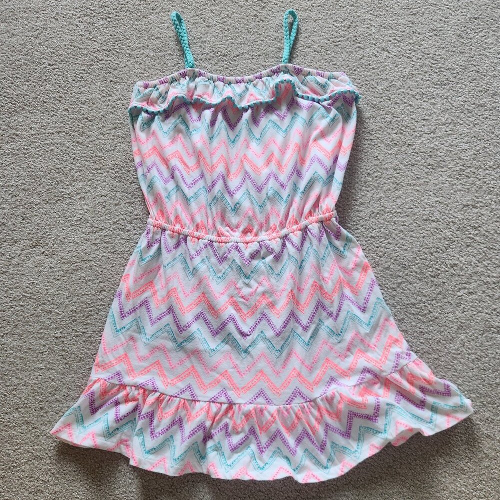 🌈 OshKosh Girls Dress – Size 8 – Bright & Fun for Summer Vacation!